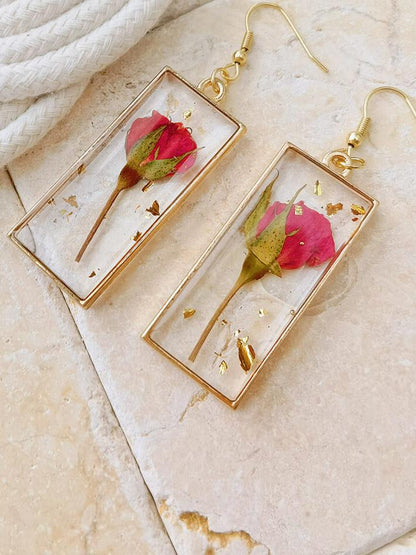 Rosebud Earrings