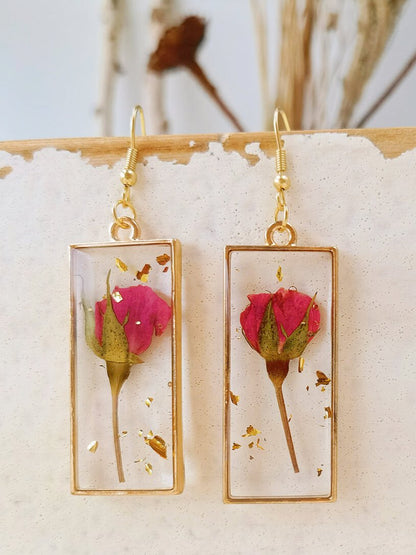 Rosebud Earrings