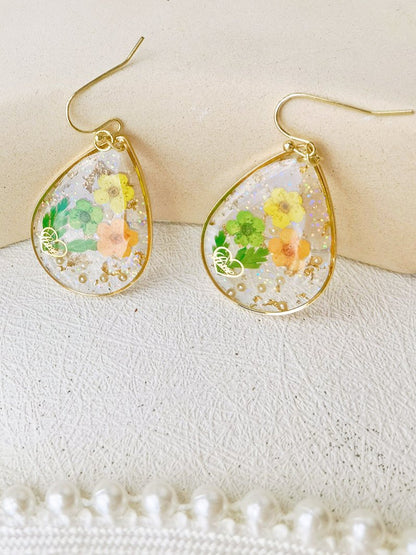 Forget Me Not Drop Flower Earrings