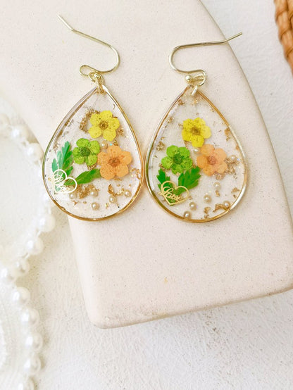 Forget Me Not Drop Flower Earrings