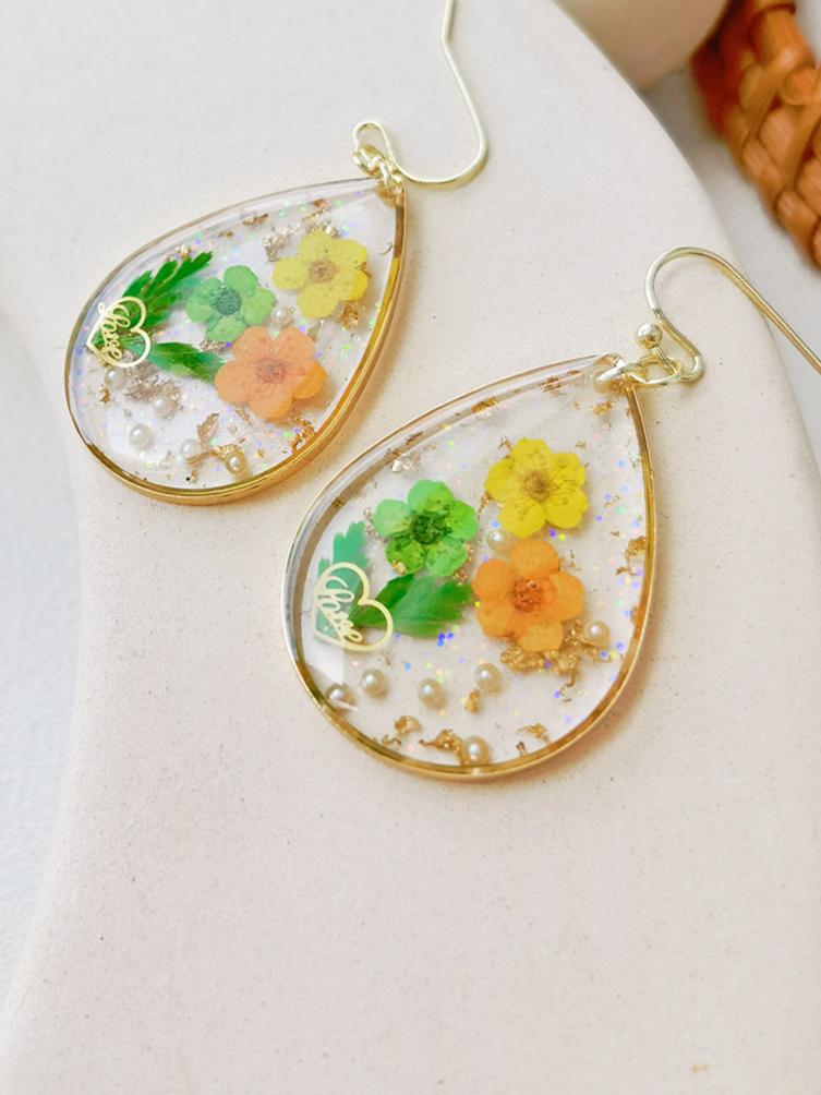 Forget Me Not Drop Flower Earrings