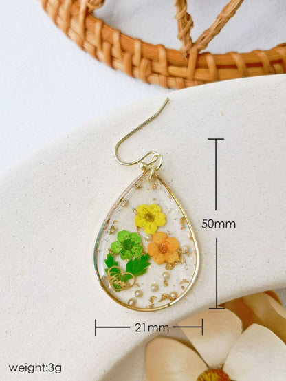 Forget Me Not Drop Flower Earrings